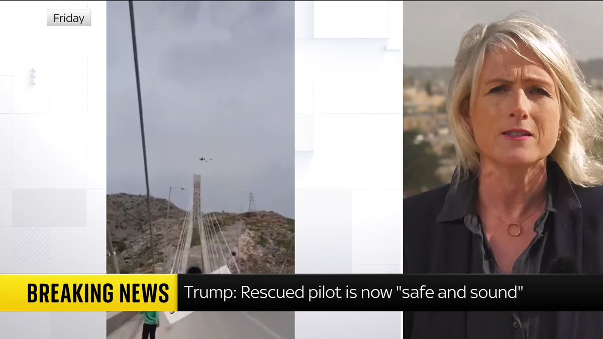 Sky's Diana Magnay analyses U.S. President Donald Trump's Truth Social post about the rescue of a crew member whose fighter jet was downed. 📺 Sky 501, Virgin 602, Freeview 233 and YouTube