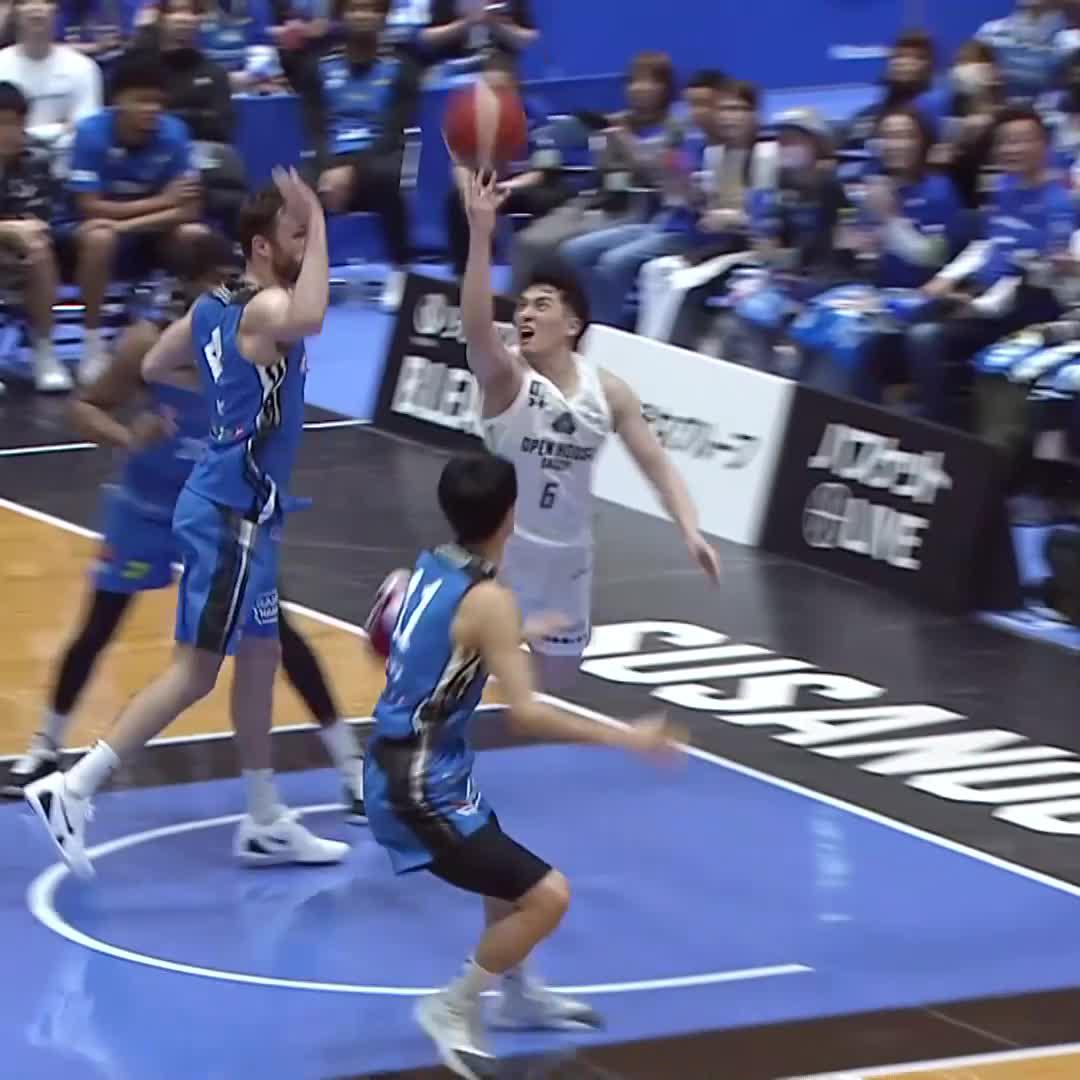 ステップとフィンガーロールの魔術師🧙🏻‍♂️ 中村拓人/TakutoNakamura 群馬クレインサンダーズ #Bリーグ #りそなグループ
