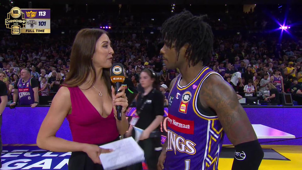 An emotional Kendric Davis lost for words after claiming his first NBL Championship 🏆