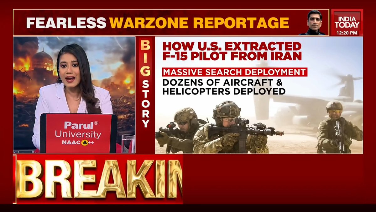 How US extracted F-15 pilot for Iran. Sriya Kundu explains #USPilot #Iran #UnitedStates #WestAsiaWar
