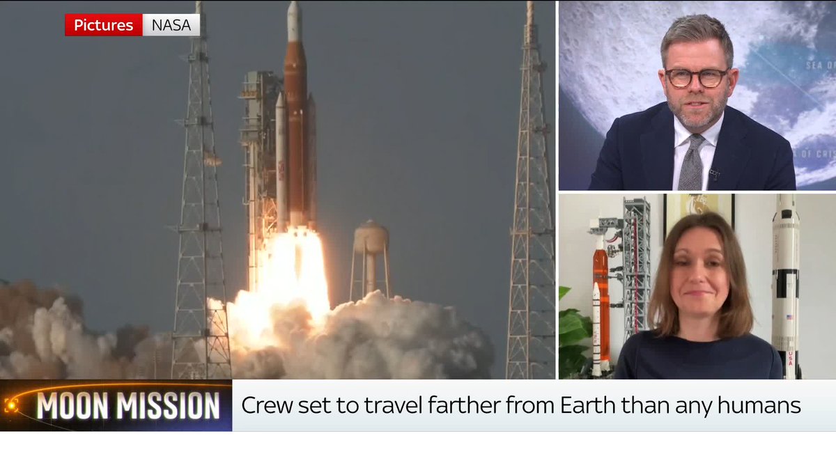 "The Artemis astronauts will be truly alone." Space journalist Kate Arkless Gray explains to Matt Barbet the communication challenges that the Artemis II crew will face when they arrive at the far side of the moon. 📺 Sky 501, Virgin 602