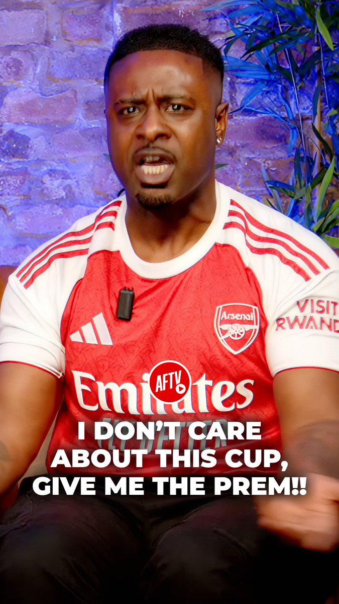 Win the Premier League and nothing else matters anymore!! 🫵 #MatchdayLive #Arsenal #PremierLeague