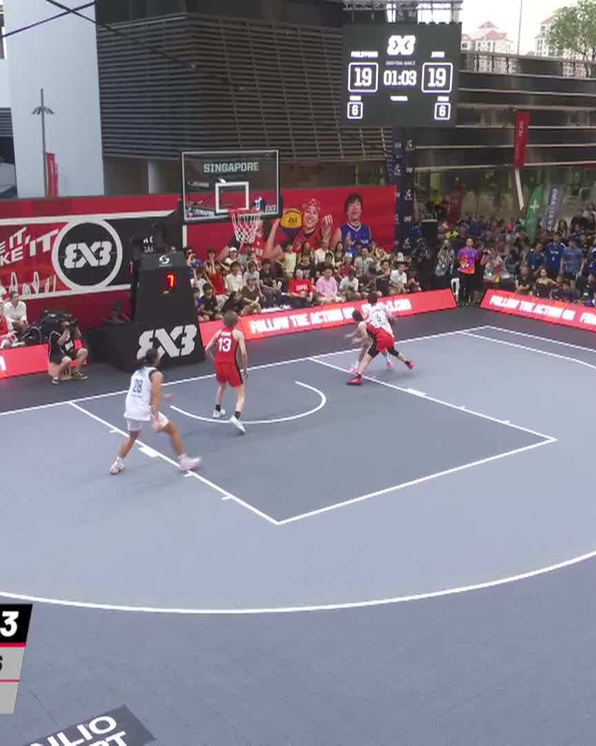 GOING FOR GOLD 🏆 The Philippines 🇵🇭 knock off Japan 🇯🇵 and will have a chance to win it all 🤝 #3x3Asia