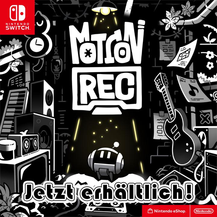 In MotionRec nehmt ihr eure Bewegungen auf und spielt sie wieder ab, um Rätsel zu lösen und weiterzukommen. Jetzt erhältlich für #NintendoSwitch! ⏺️ RECORD… und ▶️ PLAY: