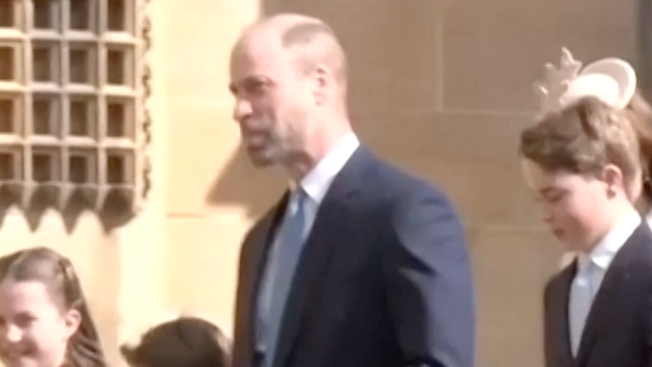 The British royal family attended the traditional Easter service at Windsor on Sunday, marking their first appearance together since the arrest of Andrew Mountbatten-Windsor in February.