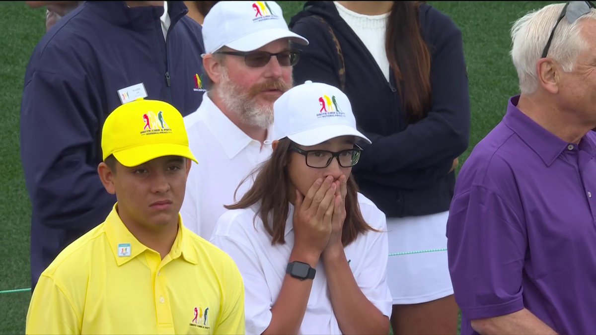 This reaction from Arno Wehle and his dad after realizing he's a Drive, Chip & Putt National Champion 🥹