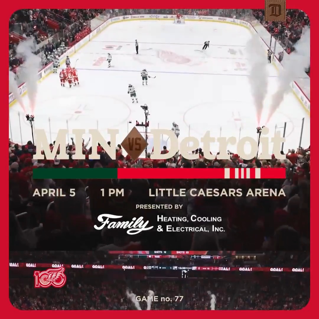 Easter hockey. #LGRW 🏒 1:00 P.M. 📺 NHLonTNT 📻 97.1 The Ticket: 🎟️ 🤝 Family Heating, Cooling & Electrical Inc.
