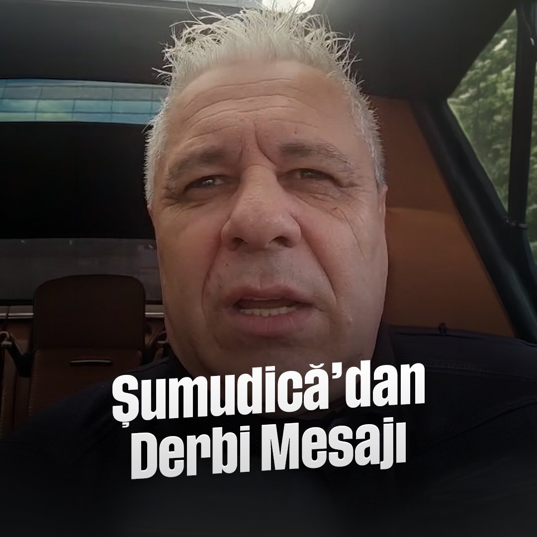 Sumudica: "Bugün derbide Beşiktaş’ın kazanmasını istiyorum. Galatasaray’ın şampiyon olmasını umuyorum."