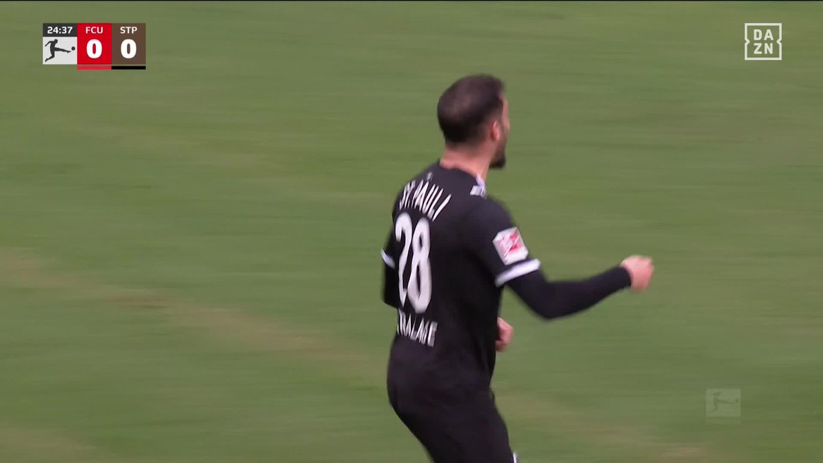 こんなの止められない ペレイラ・ラジェ えげつないボレーシュートが炸裂🔥🚀 🇩🇪ブンデスリーガ第28節 🆚ウニオン×ザンクト・パウリ 📺DAZN ライブ配信中 #ブンデスリーガ #だったらDAZN
