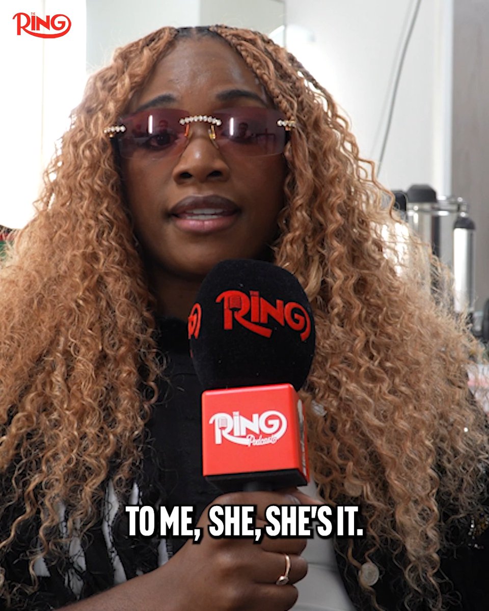 🗣️ "These girls are tucking their tails!" Claressa Shields heaps praise on Caroline Dubois when speaking to The Ring, believing she will be very hard to beat 👀