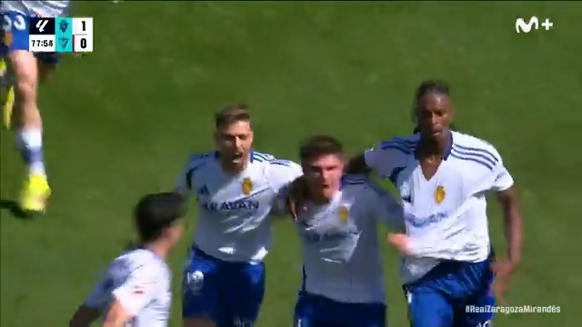 Hace justo un año, también en una jornada 34, este testarazo de Jair dio una victoria trascendental al #RealZaragoza ante el Mirandés. 364 días después, el equipo vuelve a necesitar de su gente en otra final por la supervivencia. ¡A seguir remando 🚣!