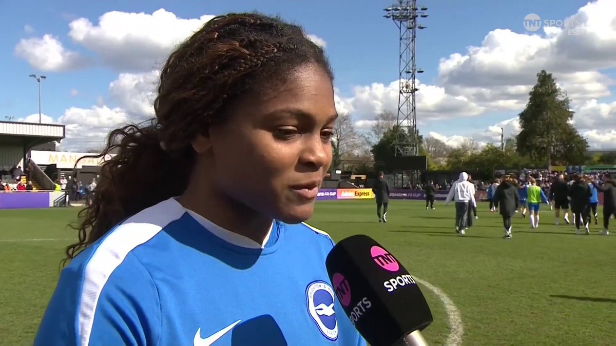 "We want to keep breaking records" 🙌 Goalscorer Madison Haley reflects on Brighton's impressive 2-0 win over Arsenal... 🎙️ Faye Carruthers 📺 TNT Sports and HBO Max