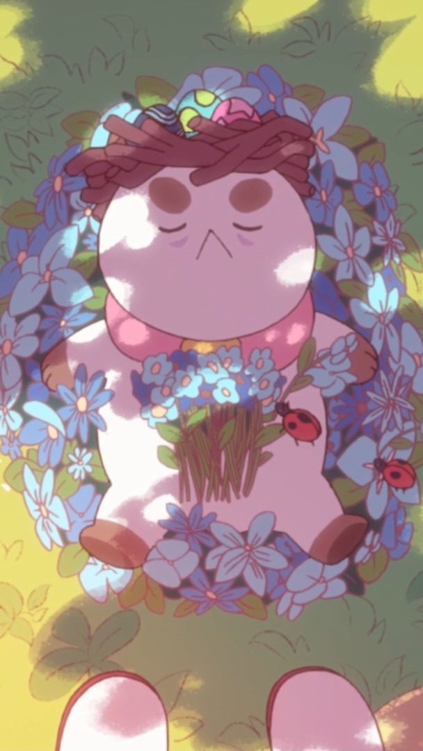 He is risen. 🐶😺 #BeeandPuppyCat #Easter #HappyEaster