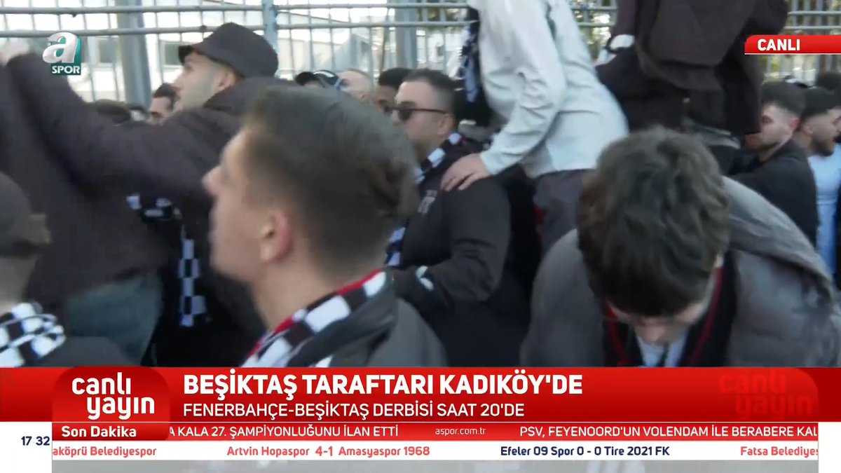 🦅 Beşiktaş taraftarları, Kadıköy'e geldi.