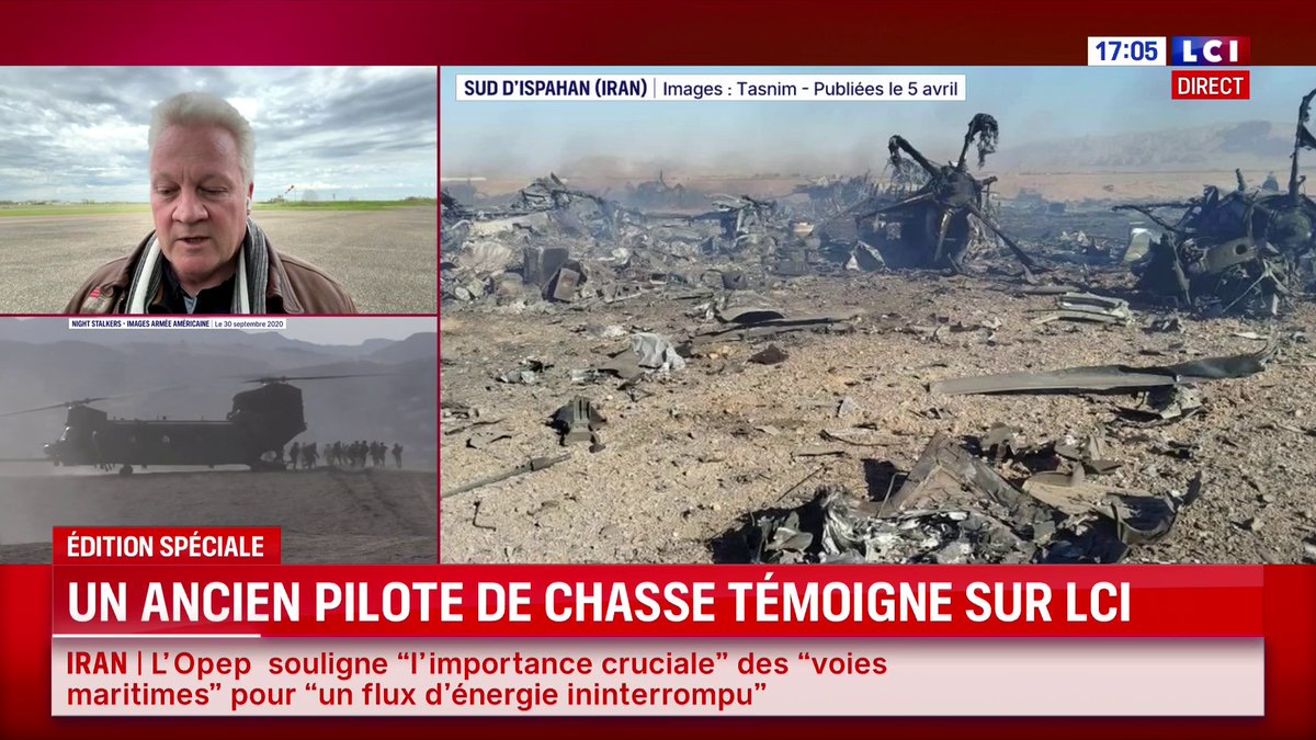 🔴 Pilote US secouru : PALLIER Olivier, ancien pilote de chasse : 🗣️ "Cela a du être un moment extrêmement stressant, le fait de s'éjecter c'est un traumatisme, c'est ultra violent mais on s'en sort (...) mais il y a un énorme stress, c'est de se faire attraper"