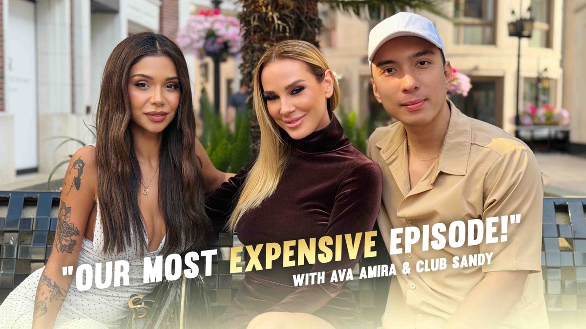 I took the podcast to Rodeo Drive… 😳💸 Yeah, this got expensive. 👉 Full episode drops here soon. 📺 🎧 🦻 MS. SANDY 💋 Ava Amira Love Her Films