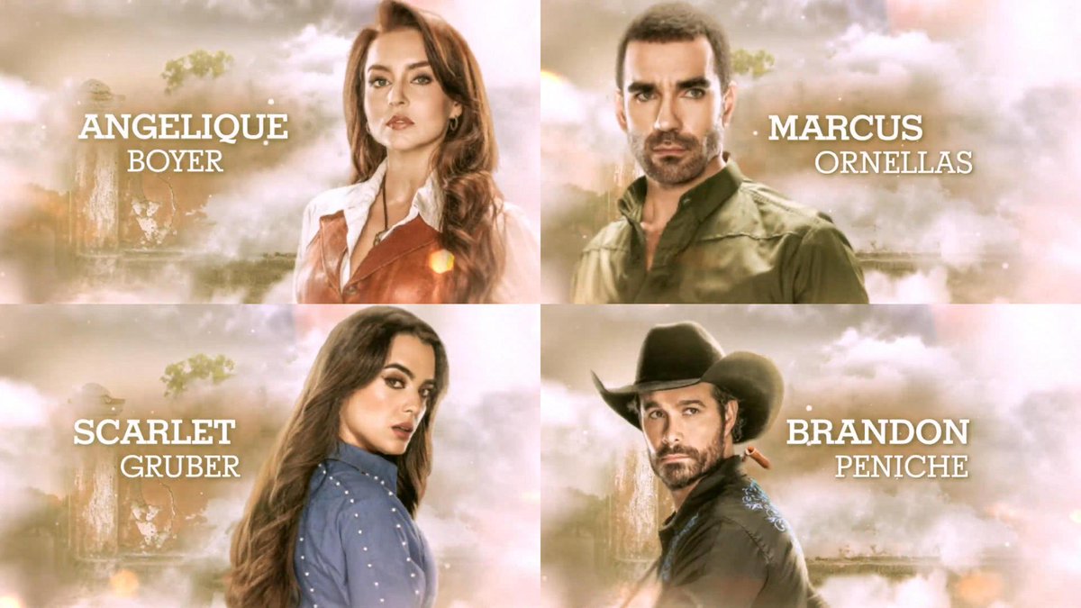 Confira a chamada de elenco de "Domênica Montero". #DomênicaMontero Angelique Boyer Brasil