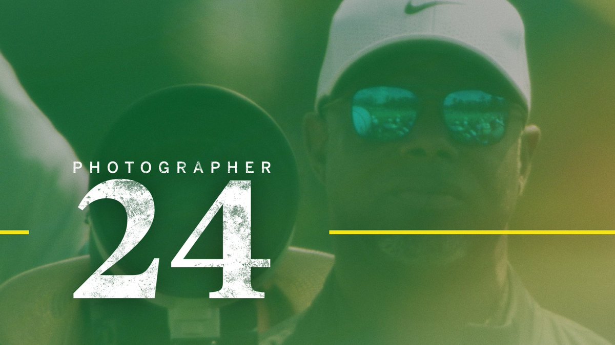 The baseball legend who captured the Masters: Photographer No. 24 premieres today at 1 PM ET on NBC. #themasters