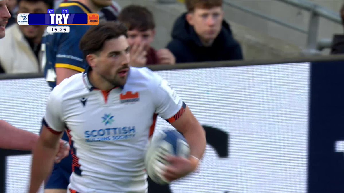 A crucial response from Charlie Shiel! 👏 Just what Edinburgh Rugby needed after Leinster's early tries 🏰 #InvestecChampionsCup