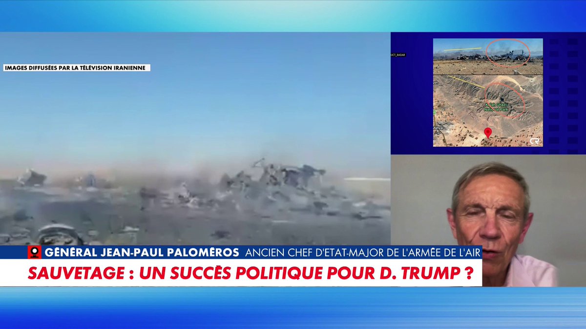 «Le sauvetage de l'aviateur américain va rester dans l'Histoire», analyse le général Jean-Paul Paloméros, ancien chef d'état-major de l'armée de l'air, dans #PunchlineWE Toute l'info est à retrouver sur