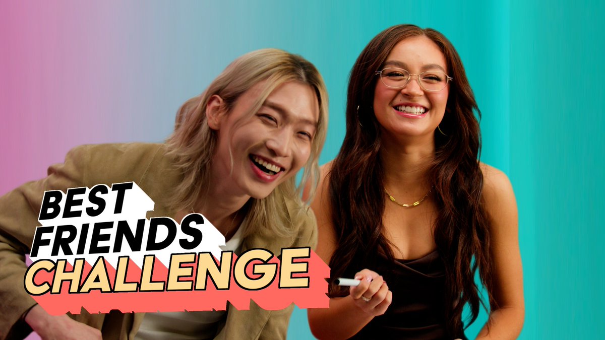 Mooncovey alert 💕 Anna Cathcart & Sang Heon Lee take the BFF challenge