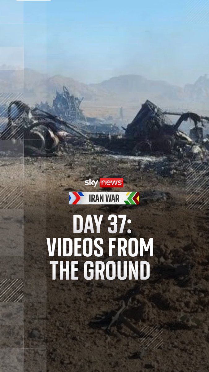 It's day 37 of the Iran war. Here's what's been happening across the Middle East today. Diana Magnay reports from Jerusalem ⬇️ Latest 🔗