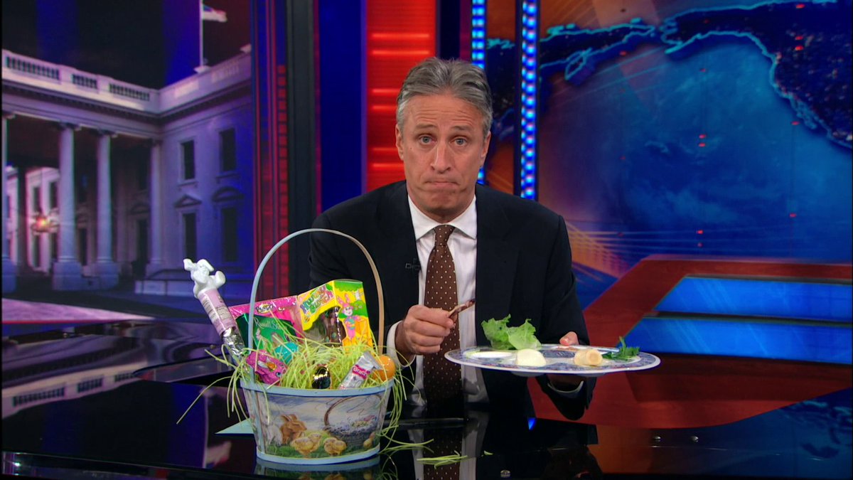 Jon Stewart has a plan for Passover to come out victorious over Easter #TDSThrowback