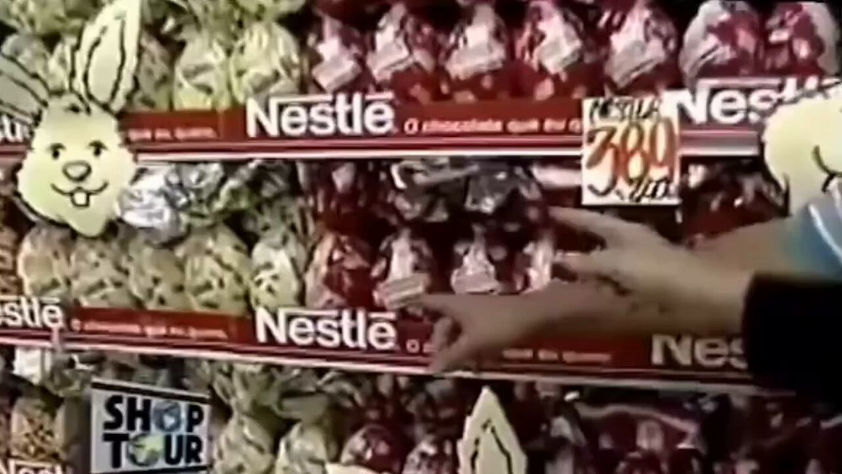 um ovo de páscoa em 1995 custava menos de 4 REAIS