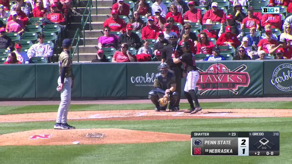 HUSKERS TAKE THE LEAD! 2 run homer from Drew Grego. 💥
