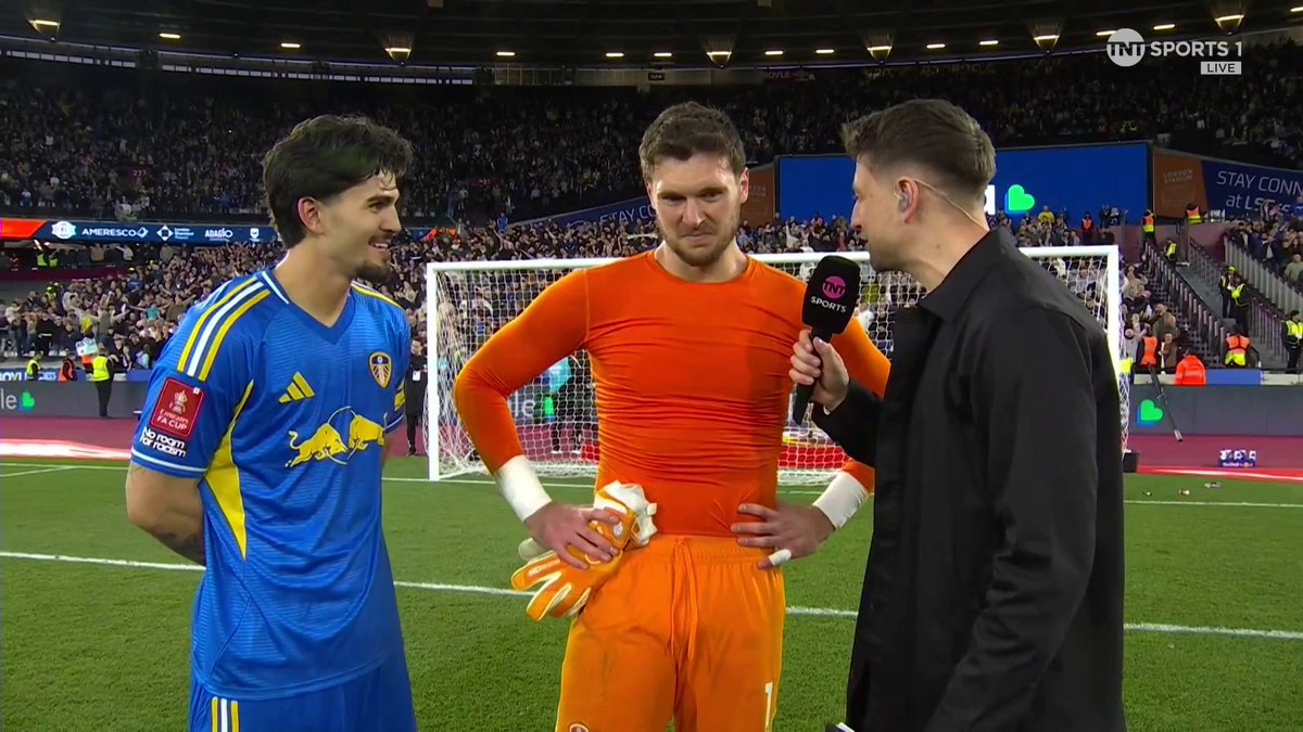 "It's the magic of the FA Cup" Lucas Perri and Pascal Struijk react to Leeds' first FA Cup semi-final in 39 years 🎙️ Danny Jamieson 📺 TNT Sports and HBO Max