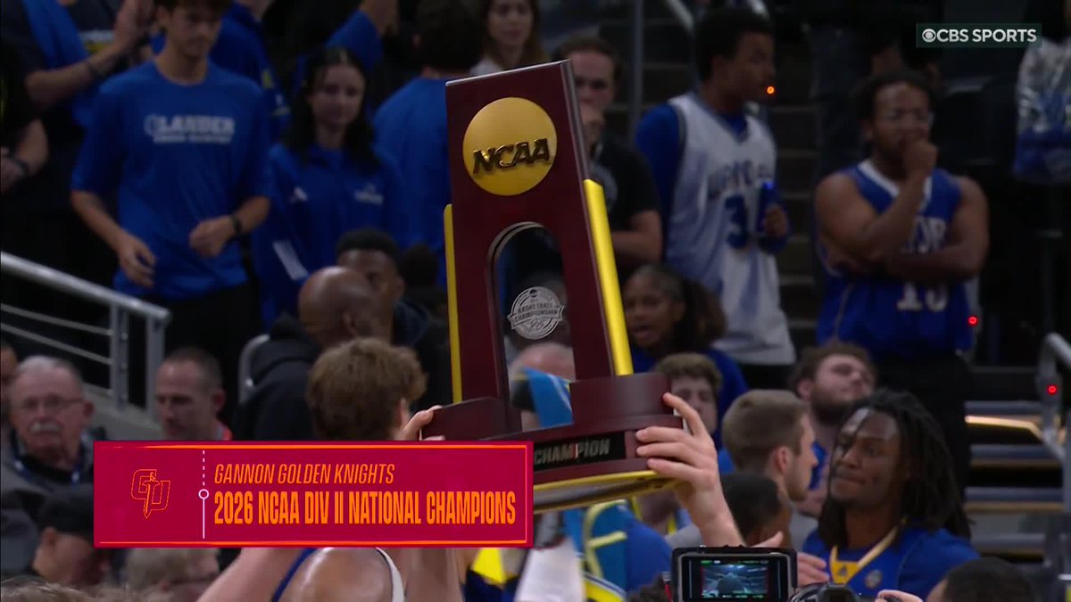 Gannon University wins their first ever Division II National Championship! 🏆