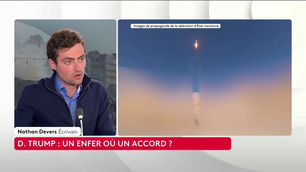 🔴 Iran : "C’est un empire en déclin qui continue de montrer les muscles (…) le seul donneur de leçons aujourd’hui, c’est le peuple iranien, il montre à quel point le modèle de liberté est un modèle qui coûte cher", affirme Nathan Devers. #LePourEtLeContre #canal16