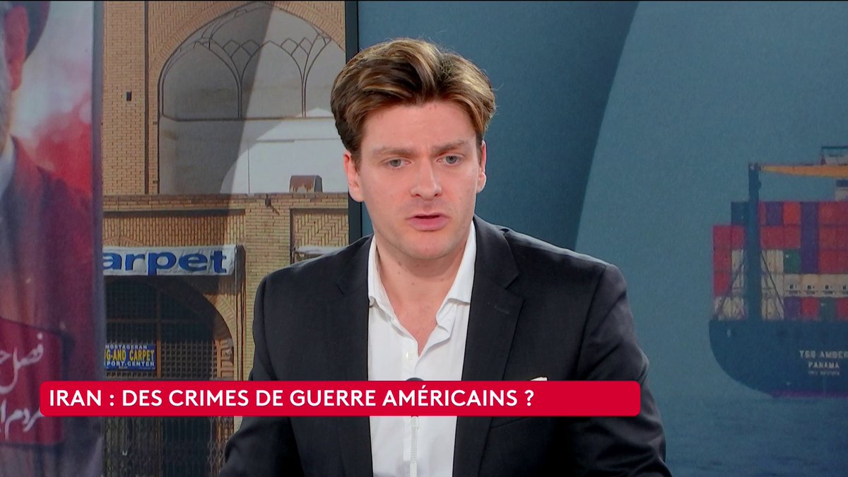 🔴 Iran : "Dès lors que l’on s’en prend à des infrastructures civiles, on entre dans la qualification de crime de guerre au regard du droit international. Il en va de l'honneur des États-Unis de ne pas franchir cette ligne", affirme Paul Melun. #LePourEtLeContre #canal16