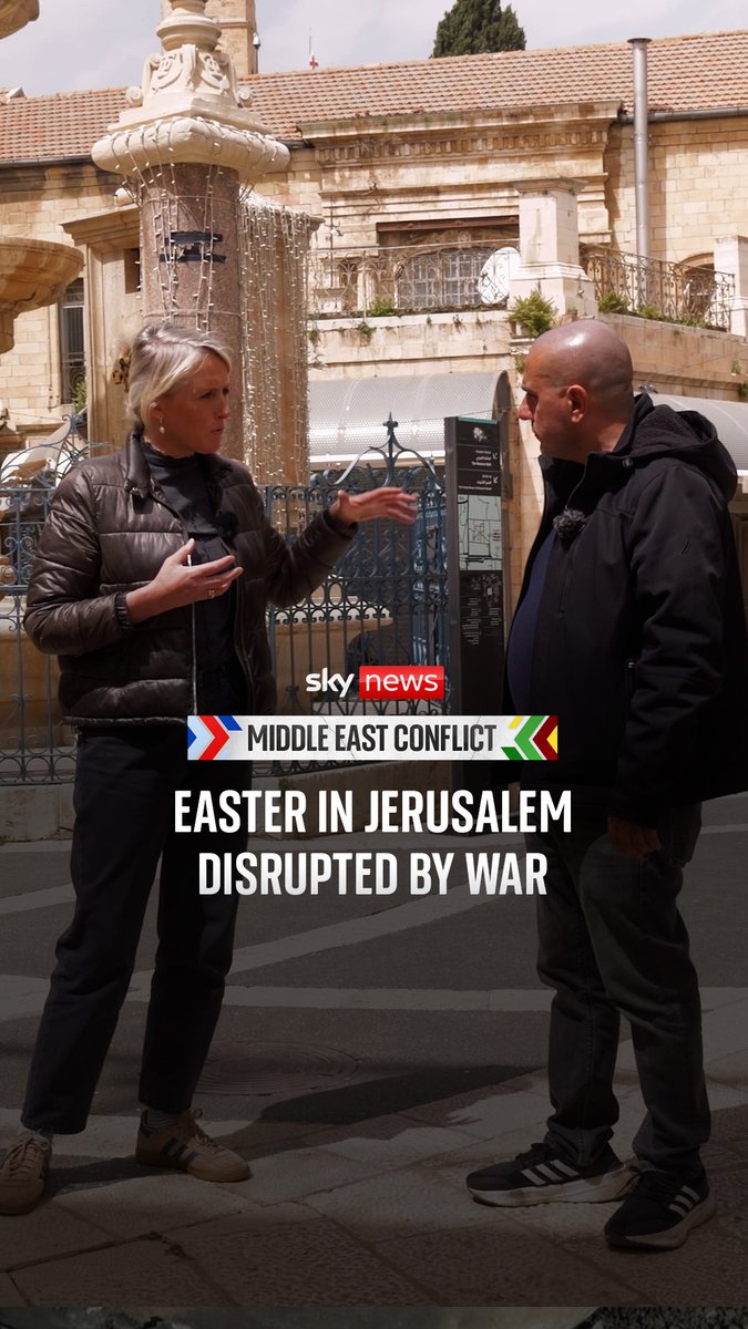 Communities in Jerusalem's Old City are facing severe economic difficulties as the holy sites remain mostly closed due to Israel's war with Iran. With the traditional Easter procession cancelled, Diana Magnay meets Christians marking a quiet Holy Week in the Old City.