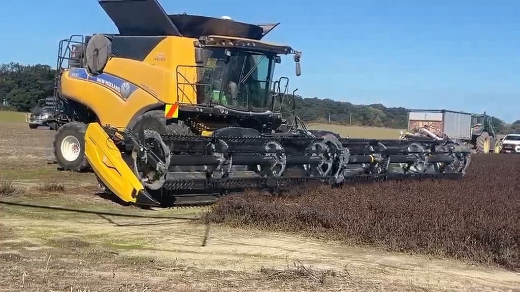 Diesel is absolutely critical to keep farmers farming, the economy pumping, and Kiwi families fed. A harvester like this burns over 100 litres an hour!