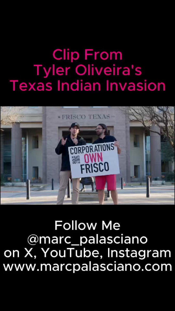 Here’s a clip from Tyler Oliveira’s Texas Indian Invasion Expose. I’ll be forever thankful for Tyler including me - I wish more journalists would care about the lifelong Texan turned T-Mobile Whistleblower. I left my kush 17 year career I built from the ground up and even turned down my $150k severance because it included an NDA that would’ve silenced me forever about T-Mobile. Corporations are destroying America from within and I’m a Whistleblower sharing a real life experience from the World’s Most Valuable Telecommunications Company that happens to be partly owned by the German government. Please share my story and follow me on my social medias, I’ve risked a lot to continue speaking up.