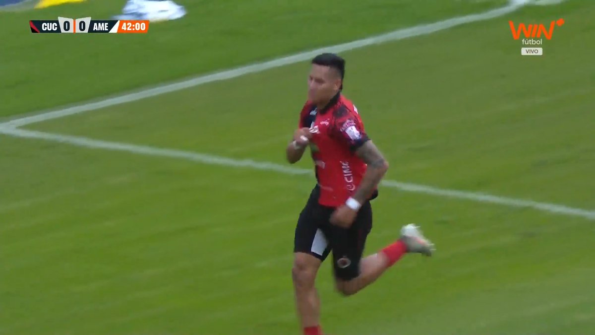 🔴⚫⚽🔥¡GOLAZO de Jaime Peralta! Control, media vuelta y definición perfecta para poner arriba a Cúcuta Deportivo ante América de Cali. 📺Disfruta de #LALIGAxWIN en nuestra señal de Win+Fútbol y