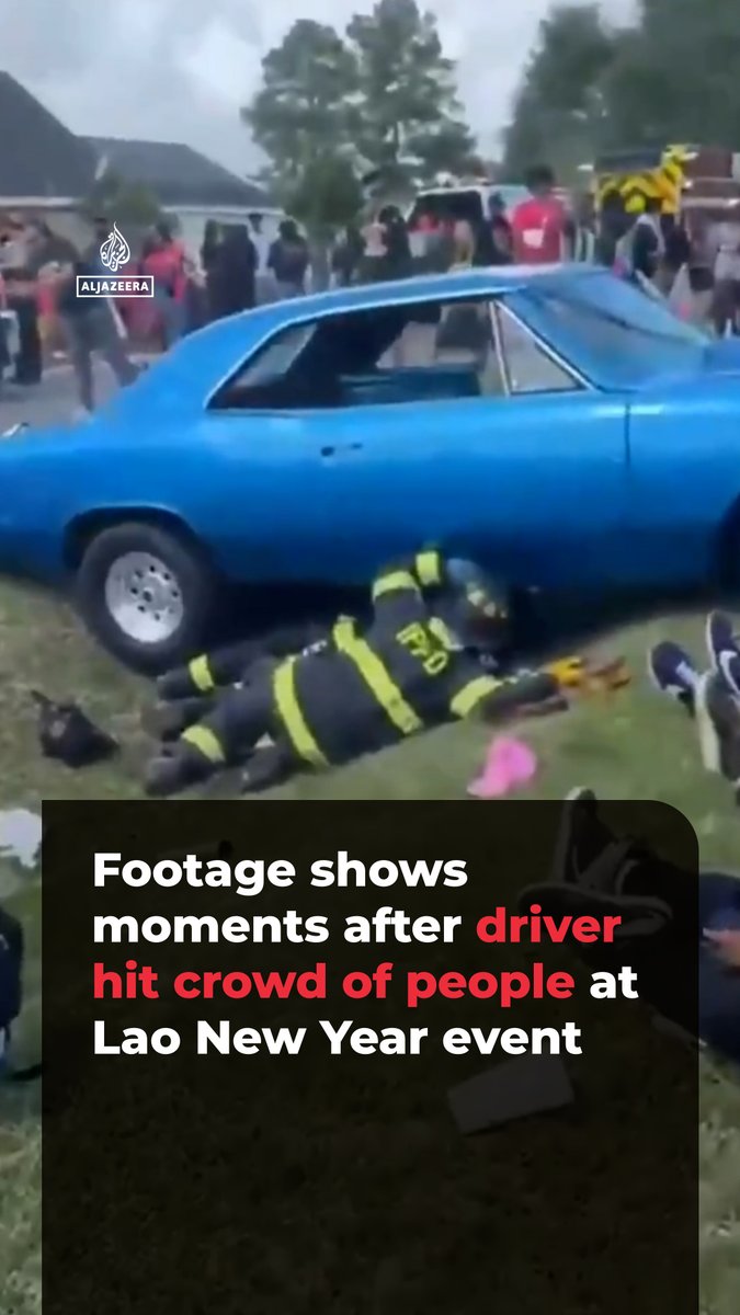 A driver in the US state of Louisiana was charged with impaired driving after plowing into a crowd and injuring at least 15 people celebrating Lao New Year on Saturday. Footage from the scene showed injured people on the ground and at least one trapped under a vehicle.