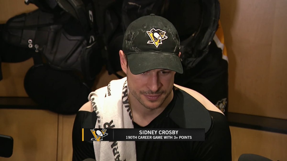 "It's a stat I think speaks to the teams that we've had, the players I've had the opportunity to play with." Sidney Crosby gives all credit to his Pittsburgh Penguins teammates— past and present— for his 21 seasons of consistency 🥹