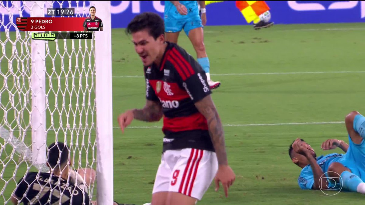 🇨🇴 ASISTENCIA de Jorge Carrascal. El colombiano la puso para el 1-1 de #Flamengo ante #Santos, al 64’