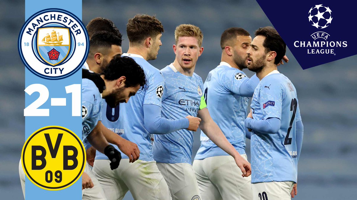 #OnThisDay: #ManCity 2-1 Borussia Dortmund [2021] ⚽️ [19'] Kevin De Bruyne ⚽️ [90'] Phil Foden - ⚽️ [84'] Marco Reus