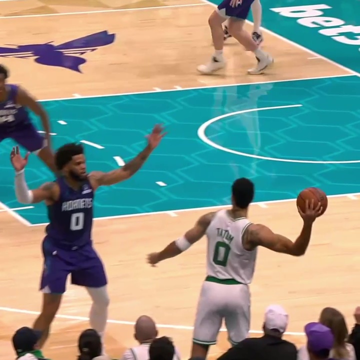 Here's Jayson Tatum dropping absolute DIMES since coming back: