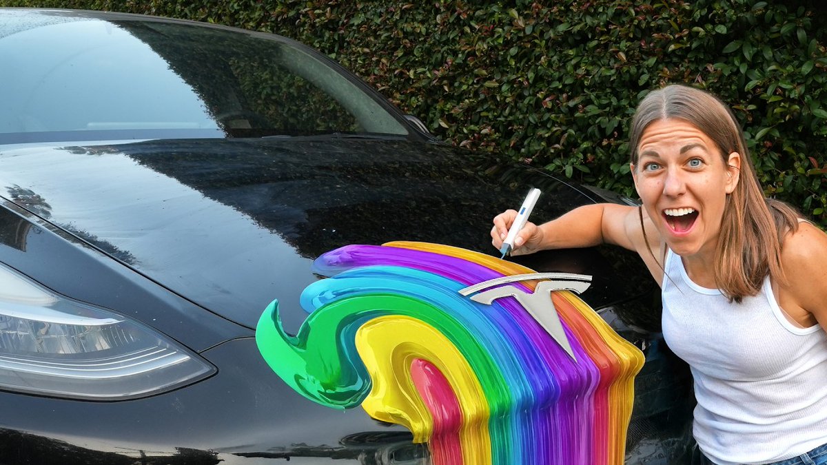 My first time using a 3D Pen was on his $75,000 car!
