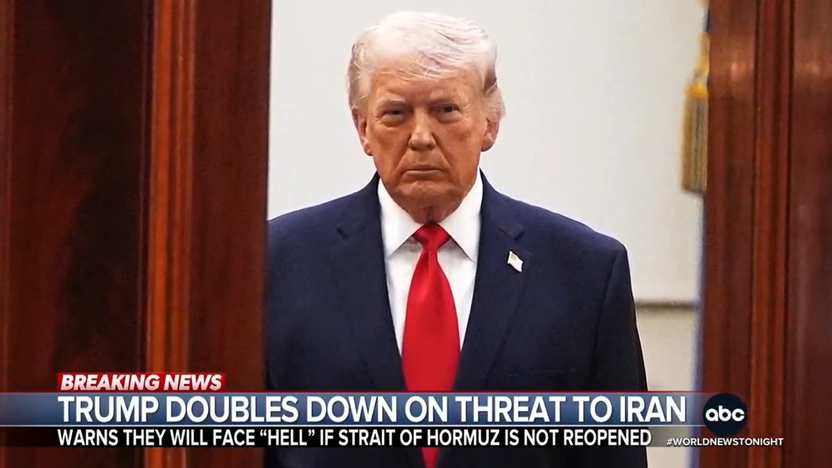 President Trump warns if Iran doesn’t make a deal to reopen the Strait of Hormuz, Iran will be “living in hell.” Selina Wang reports on the President’s threats to strike infrastructure.