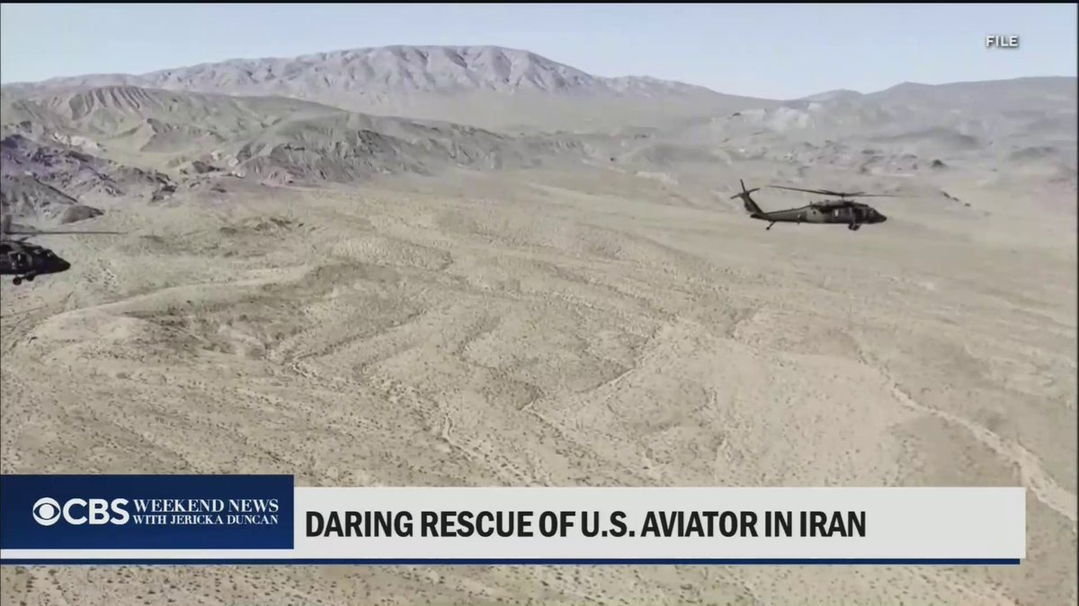 New information is emerging about Saturday's dangerous rescue of an American aviator who was shot down Friday over Iran. CBS News’ Charlie D'Agata has more.