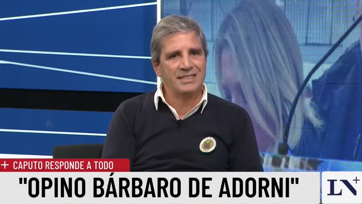 "Maquiavelo": Por los comentarios de Luis Caputo contra Nicolás Maquiavelo