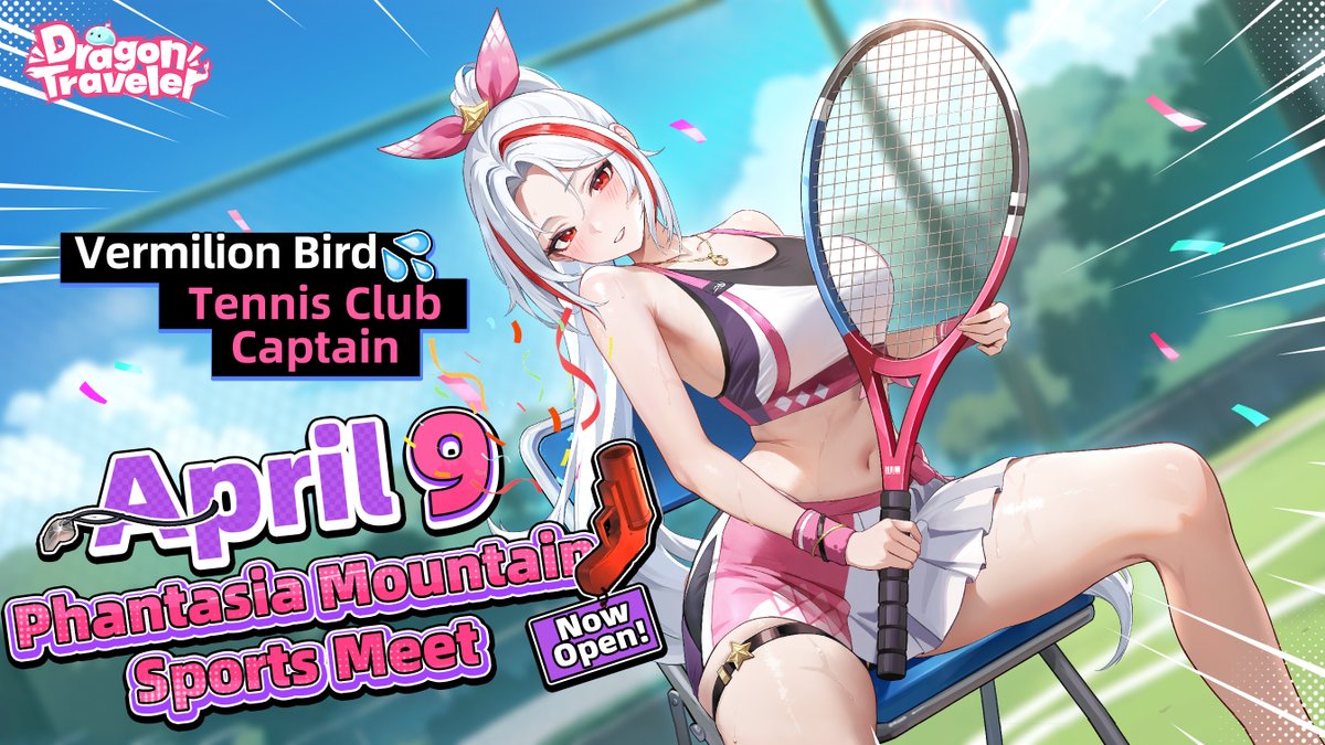 [Vermilion Bird] It's Only Tennis... I'm Giving You One-on-One Lessons—How Are You Still Losing?! Gift Code: TennisGirl The Four Saints enter the tennis world... armed with psychological warfare? One twirl of the skirt... and the damage is off the charts!
