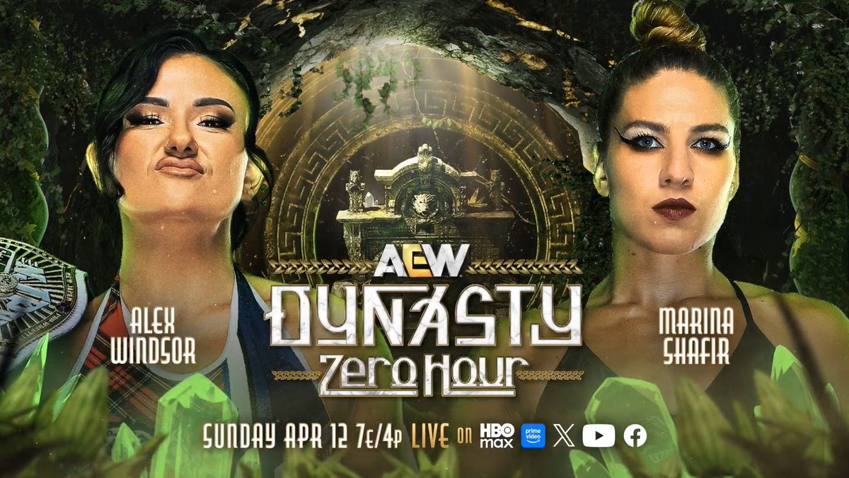 #AEWDynasty ZERO HOUR 7e/4p on HBO Max Sunday 4/12 Alex Windsor アレクス・ウィンザー vs Marina Shafir After the pain & suffering inflicted on Will Ospreay • ウィル・オスプレイ by Death Riders’ leader Jon Moxley, Windsor aims for a measure of revenge at the #AEWDynasty Zero Hour when she faces Marina Shafir, Sunday 4/12