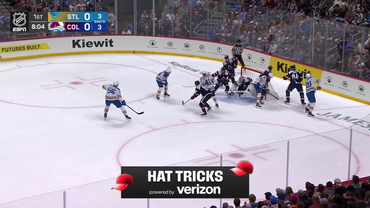 ROBERT THOMAS HAS HIS FIRST CAREER HAT TRICK! 👏 Powered by Verizon