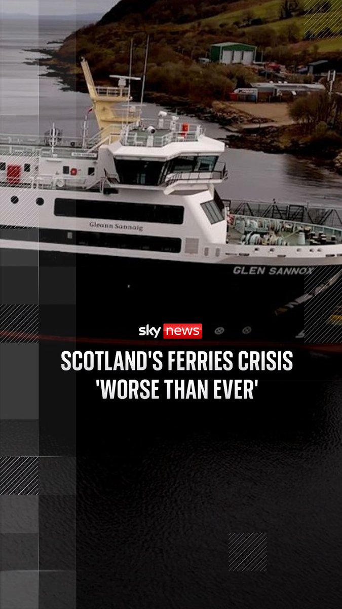 Scotland's ferry issues have been well documented, but recent weeks have seen islands across the Scottish west coast witnessing their biggest crisis yet. Sky's Scotland correspondent Connor Gillies reports ⬇️